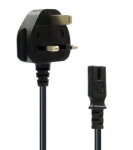 British ASTA certified 2 prong IEC C7 power cord receptacle