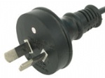 Australia 2 prong power cord plug with SAA certification