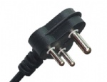 SANS 164-3  6A(aka BS546) South Africa standard power cord plug with SABS certification