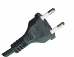 NBR 6147 Brazil 10A two prong power cord plug with InMetro certification