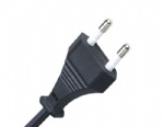 KSC 8305 Korean KTL certified two prong power cord plug