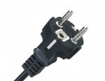 Korea three prong right angle power cord plug with KTL