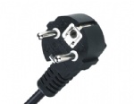 Korea three prong right angle power cord plug with KTL