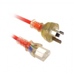 Medical grade AS/NZS3112 compliant and Electrical Safety Authority Approved IEC C13 Power Cable